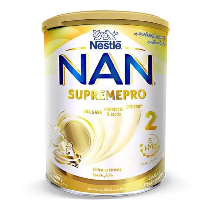 Nestle Nan-2 Supremepro Optipro Milk Powder, 400g Tin