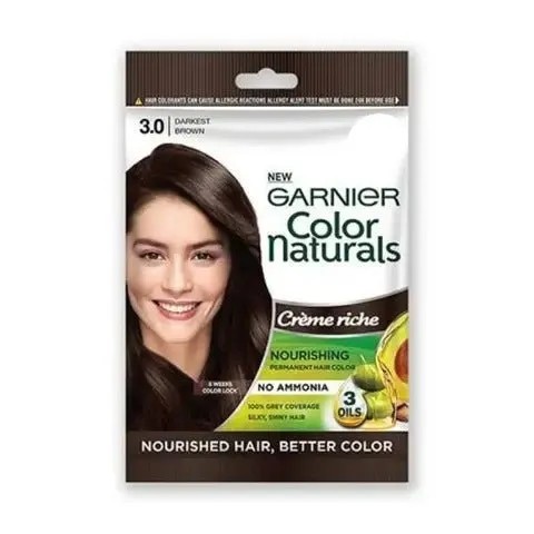 Garnier Hair Color 3.0 Brown, Sachet