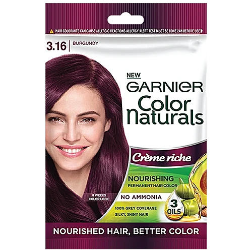 Garnier Hair Color 3.16 Burgundy, Sachet