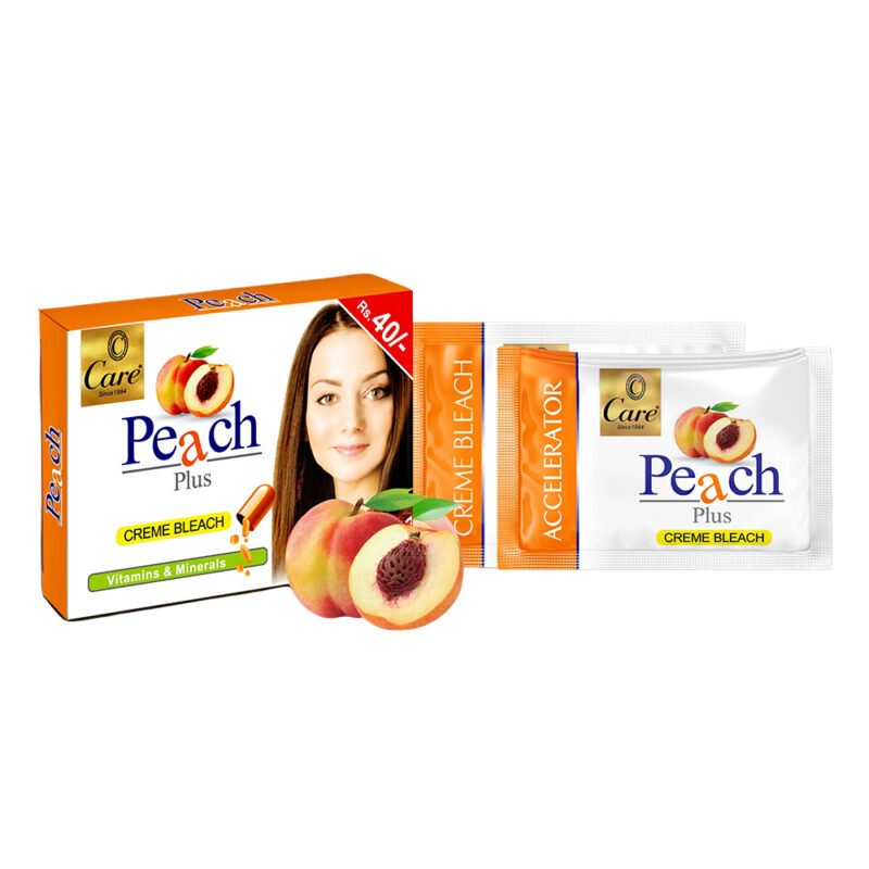 Care Peach Creme Bleach, 24-Sachet