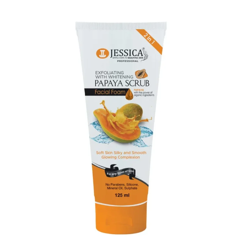 Jessica Papaya Scrub Face Wash, 125ml