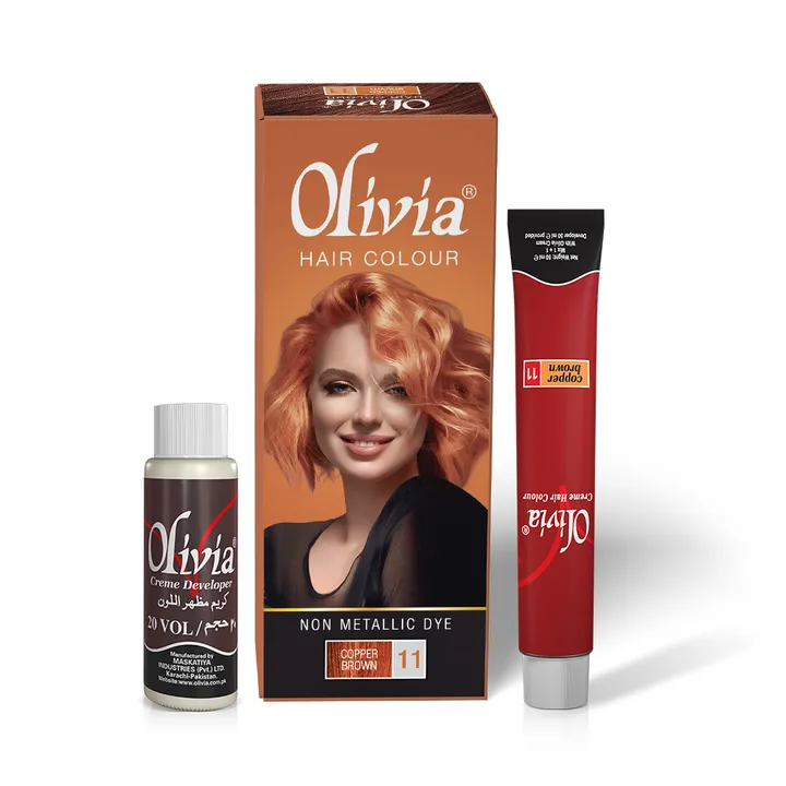 Olivia Hair Colour, 11 Copper Brown